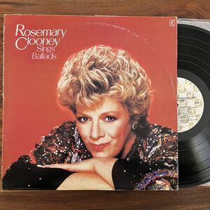 Rosemary Clooney Sings Ballads Vinyl LP 1985 Concord Jazz CJ-282